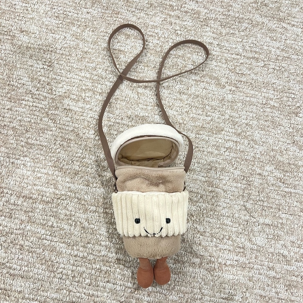 Jellycat coffee bag